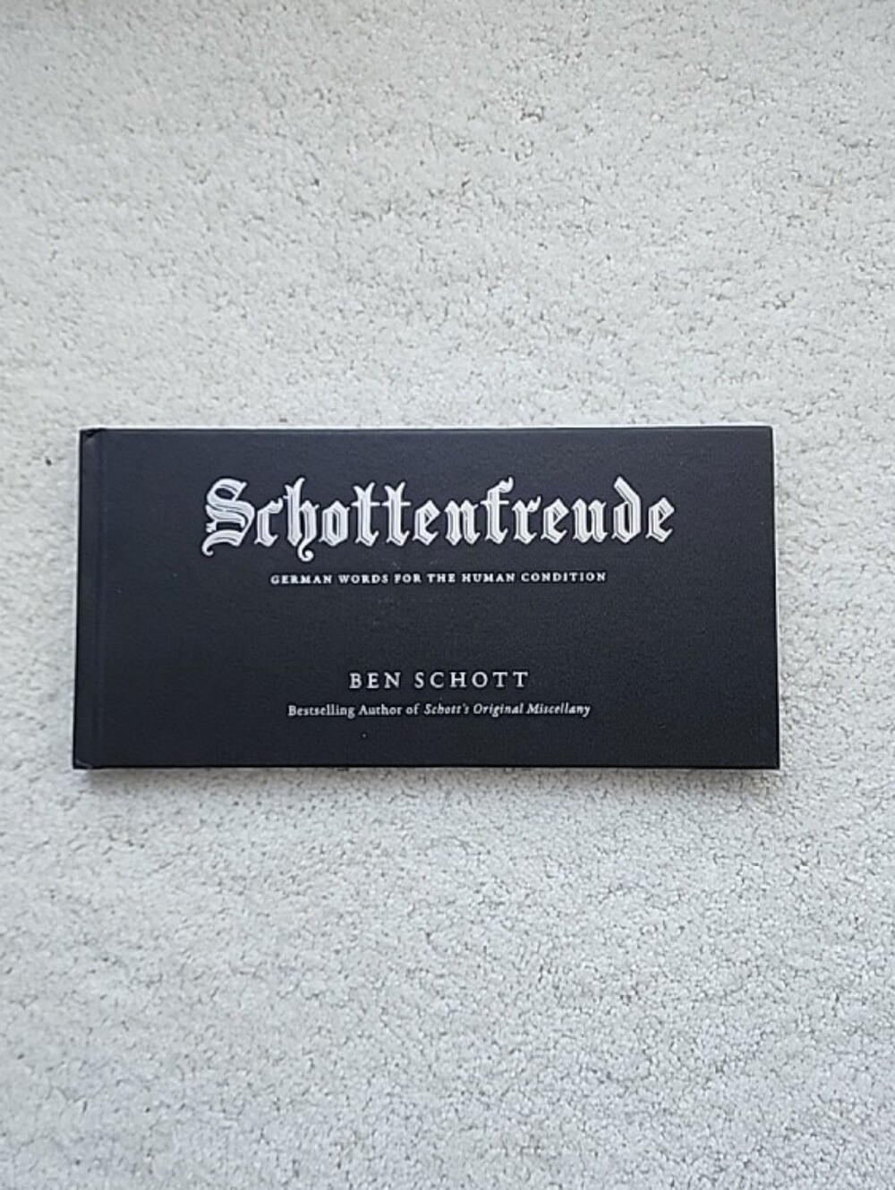 Schottenfreude Hardcover Book
